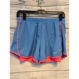 Nike Dri-Fit Running Shorts Blue & Pink Size S